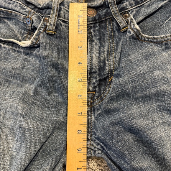 American Eagle Jeans Mens 28x30 Blue Original Straight Medium Wash Denim - Picture 4 of 9